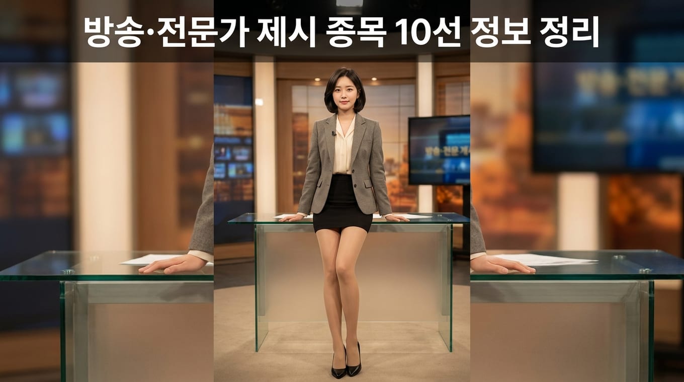 방송에서 추천한 종목 10선, 전문가 제시 기업 정보 정리 2 expert 1790033459115