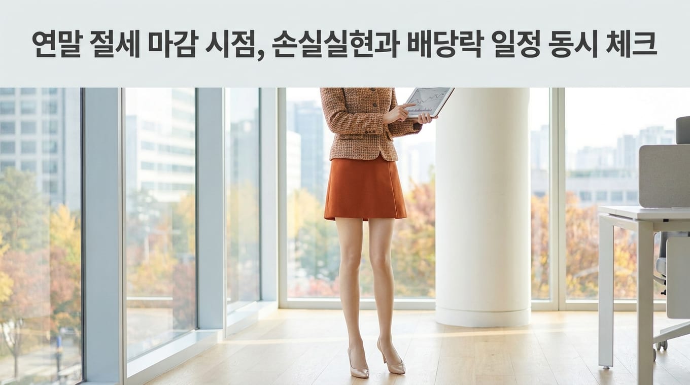 연말 손실실현 절세와 배당락일 동시 체크하기, 12월 타이밍 전략 정리 2 general 1790413272641