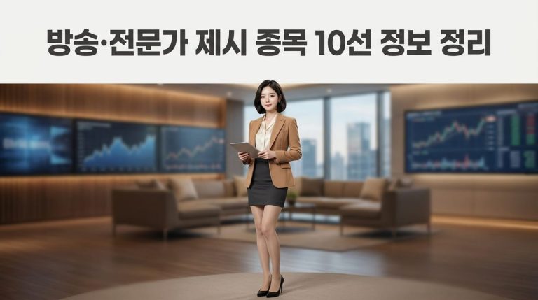 방송 거론 종목 정리 주요 기업 정보 정리 및 시장 동향 분석 9 expert 1791771612571