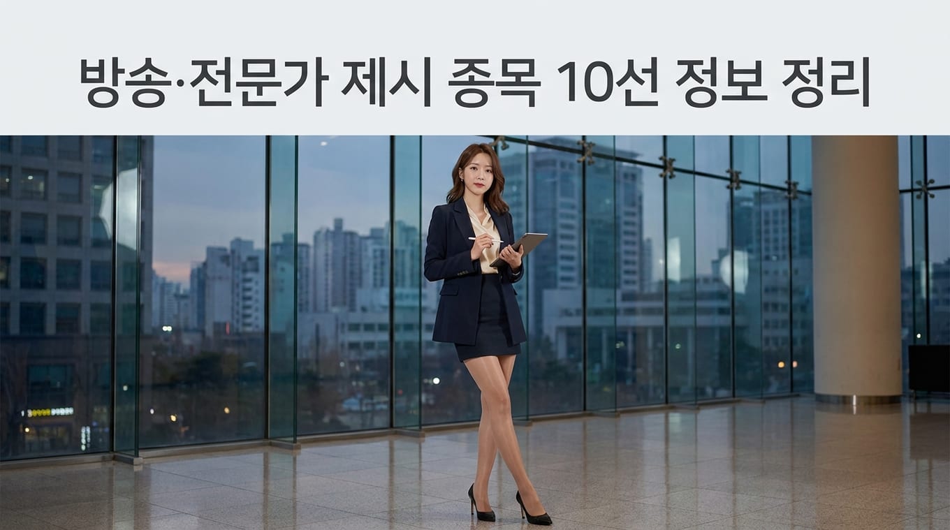 방송 추천 주식 종목 10선 정보 정리 및 업종별 동향 분석 2 expert 1791777758137
