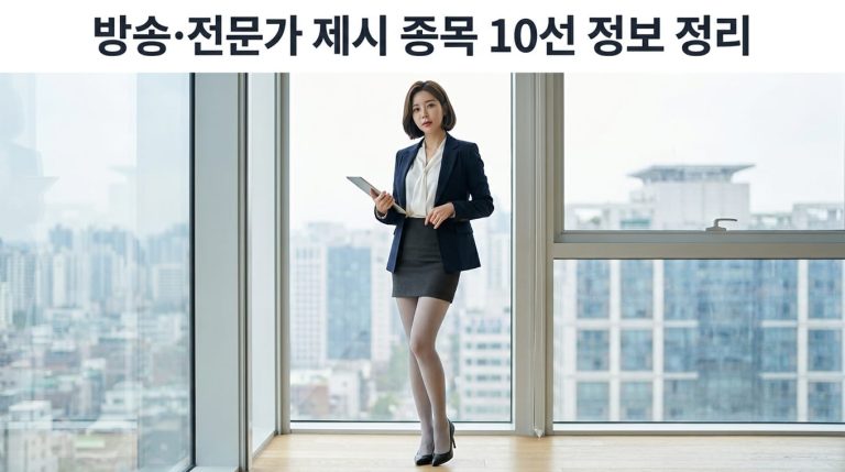 방송에서 추천한 주식 종목 10선 정보 정리 및 분석 2 expert 1792107068846