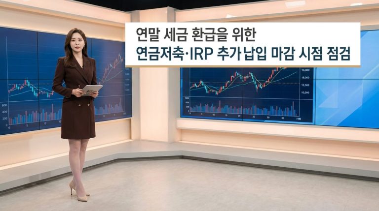 연금저축 세액공제 마감일 12월 31일, IRP 추가납입 연말 기간 정리 1 general 1790811056241