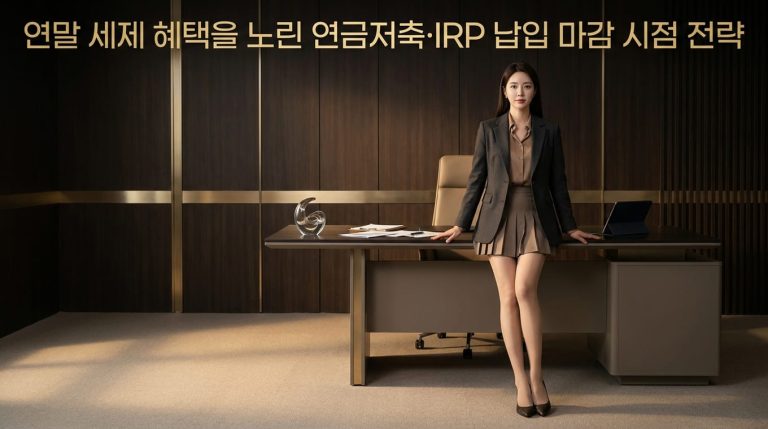 연금저축 세액공제 기한과 연말 IRP 납입 전략 정리 8 general 1790931672895