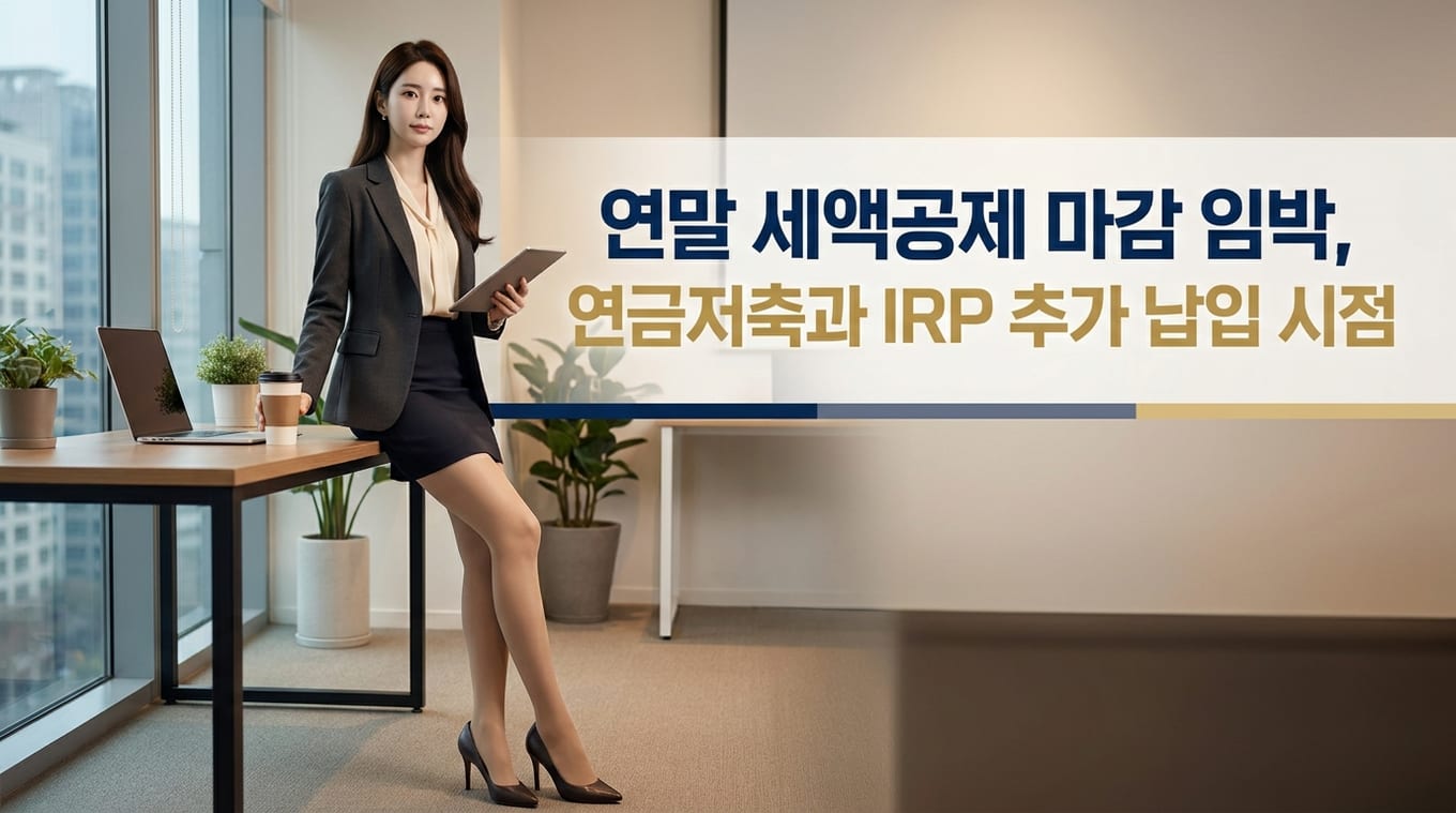 연말 세액공제 마감일 앞두고 연금저축·IRP 추가납입 전략 정리 2 general 1791070252310