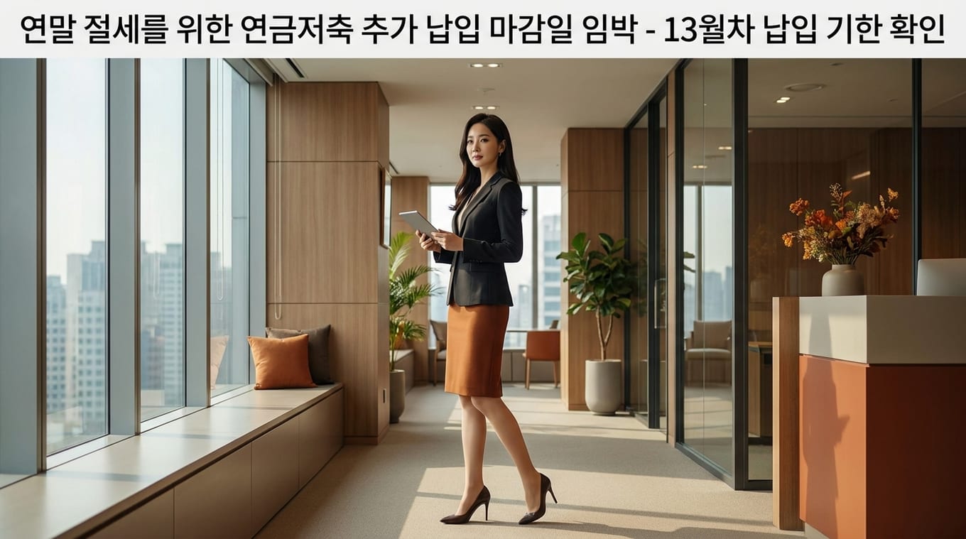 연금저축 13월차 납입 마감일 12월 31일까지 절세 기한 정리 2 general 1791156653645