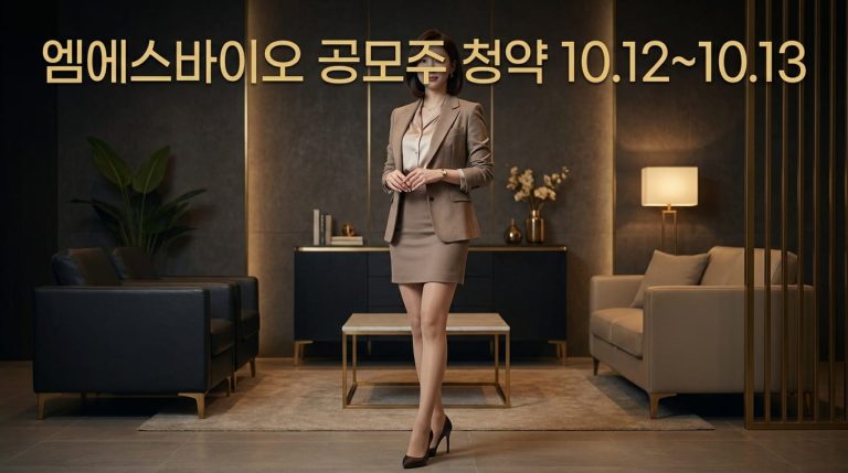 엠에스바이오 공모주 청약 일정 및 참여 방법 정리 10월 12~13일 3 ipo 1791771120969