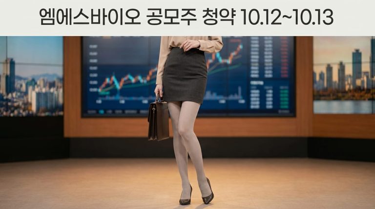 엠에스바이오 공모주 청약 10월 12~13일 일정 및 동시 진행 공모주 12건 정리 1 ipo 1791778616030