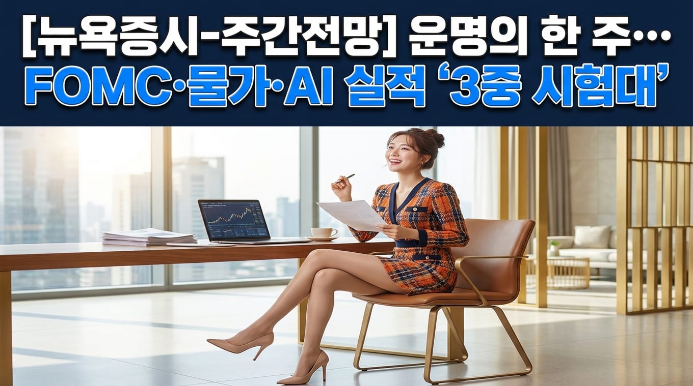 FOMC 금리 결정 전망과 AI 실적이 뉴욕증시에 미치는 영향 분석 2 news1 1792904499666