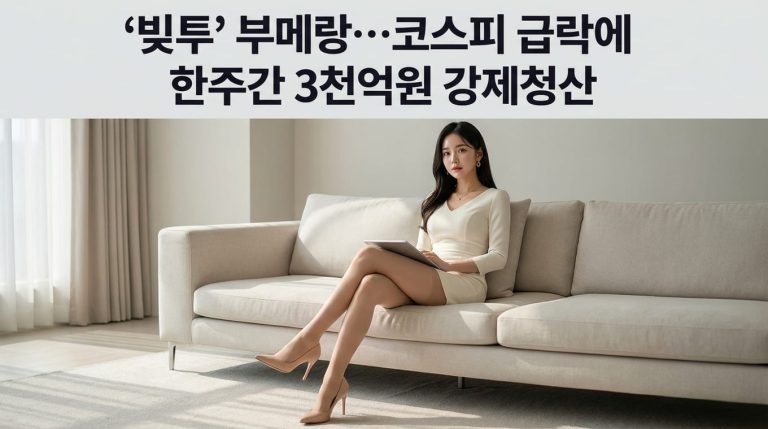 빚투 강제청산 대출 동향, 코스피 약세 속 일주일간 3천억 규모 분석 6 news2 1792227691110