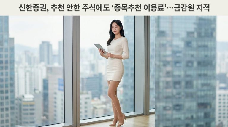 신한증권 종목추천 이용료 논란, 금감원 지적 사항 정리 4 news2 1792314093439
