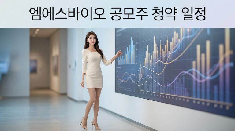 엠에스바이오 공모주 청약 일정 및 주요 종목 정보 정리 8 엠에스바이오 공모주 청약 일정