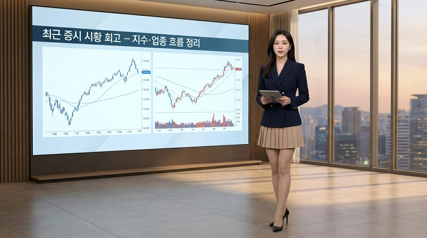 최근 증시 시황 분석, 코스피 코스닥 업종별 흐름 정리 2 top10 1790791296324