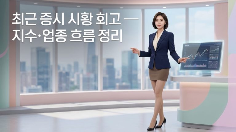 최근 증시 흐름 분석: 코스피·코스닥 지수 변동과 업종별 수익률 정리 9 top10 1791482494282