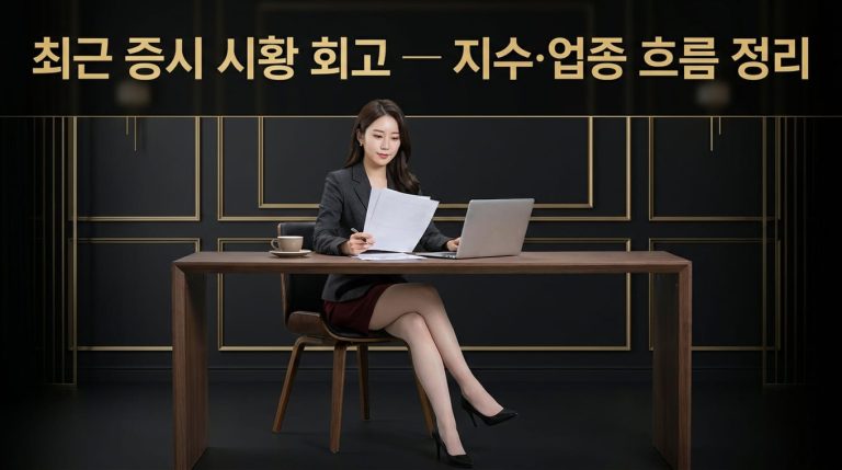 증시 지수 흐름과 업종별 주가 동향 정리, 기술주 약세 속 시장 현황 분석 5 top10 1792173674337